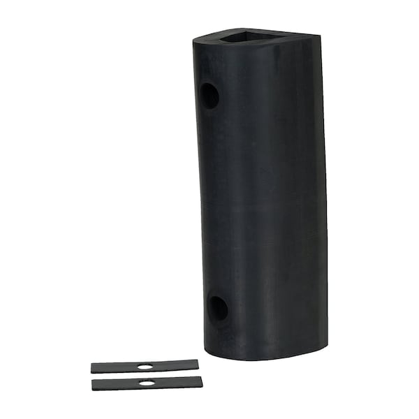 Extruded Rubber Fender Bumper,18 X 6 X 6